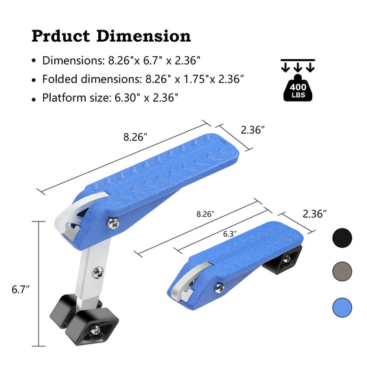 5 Gears Car Door Step Stand Pedal - Evolution Pro Series
