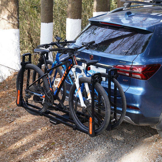 Folding Hitch Bike Rack Platform,2-Bike Capacity.