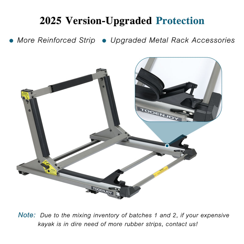 Load image into Gallery viewer, Tooenjoy Lift Assist Kayak Rack, 100 LBS Capacity Kayak & Canoe Car Racks