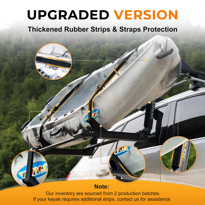 Load image into Gallery viewer, Tooenjoy Lift Assist Kayak Rack, 100 LBS Capacity Kayak & Canoe Car Racks