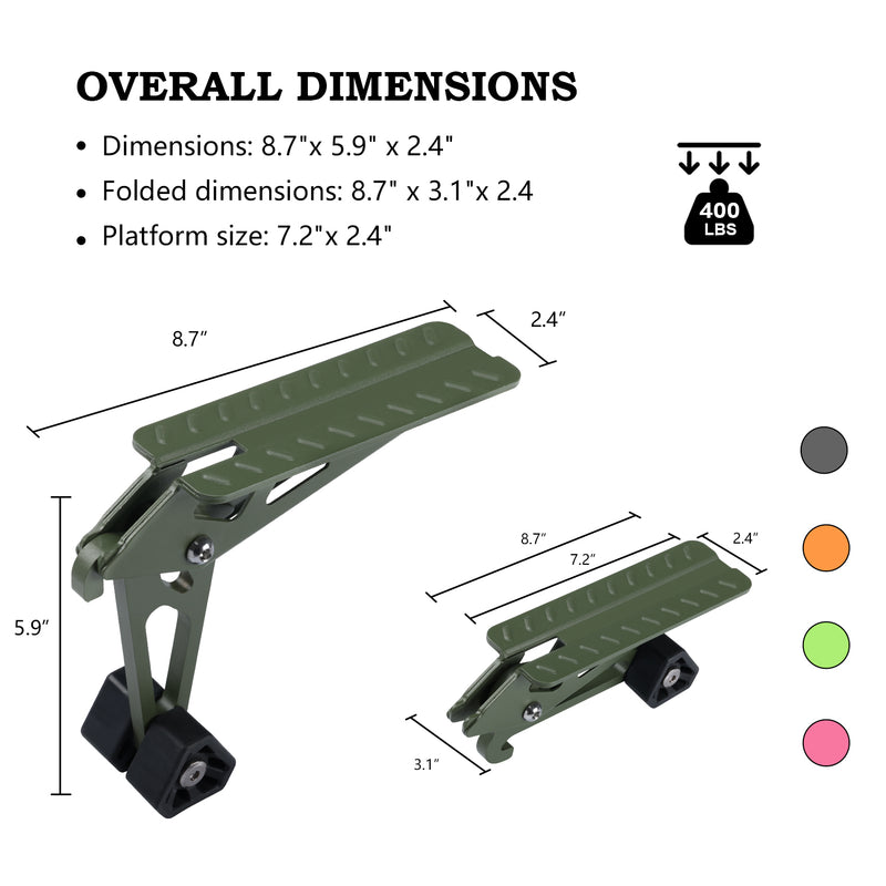 Load image into Gallery viewer, Universal Fit Foldable Car Door Step