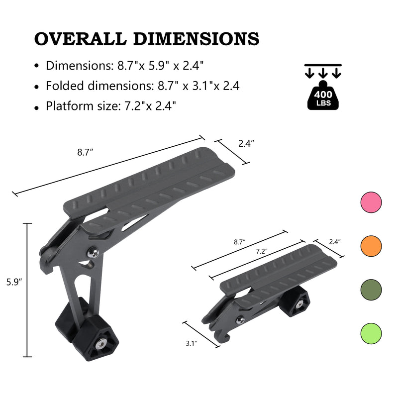 Load image into Gallery viewer, Universal Fit Foldable Car Door Step