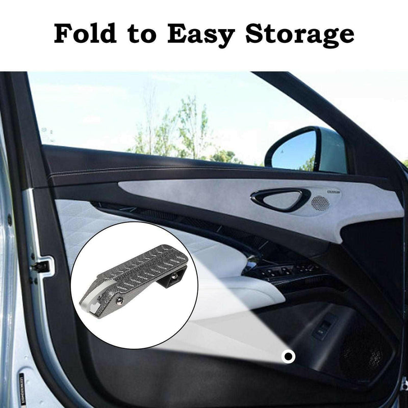 Load image into Gallery viewer, 5 Gears Car Door Step Stand Pedal - Elevated Access to Vehicle's Top Roof with Wider Pedal, Max Load 400 lbs.