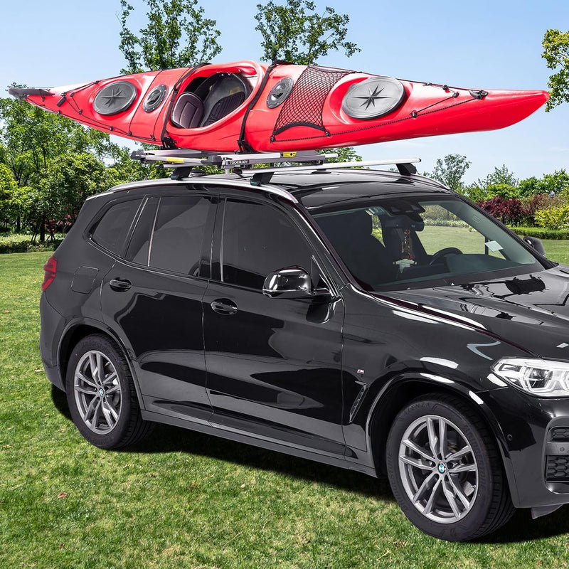 Load image into Gallery viewer, Tooenjoy Lift Assist Kayak Rack, 100 LBS Capacity Kayak & Canoe Car Racks