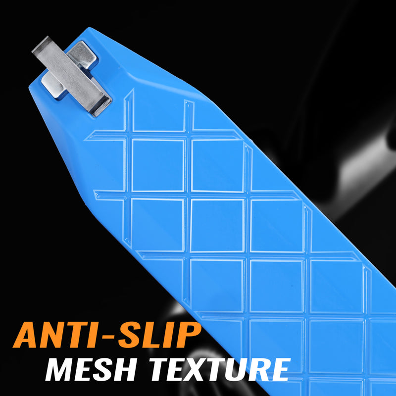 Load image into Gallery viewer, TOOENJOY Flodable&Adjustable 5 Gear Car Door Latch Step, Easy Access to SUV Truck Jeep Roof Top, Both Feet Stand Pedal Ladder for Most Vehicle - Blue