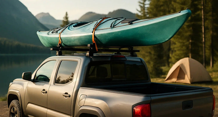 kayak on truck