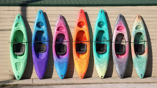 kayaks in different sizes