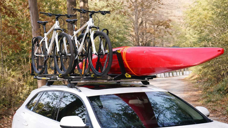 trailer with bike rack