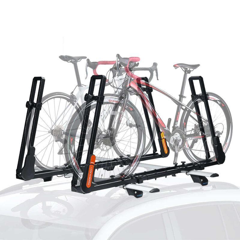 Load image into Gallery viewer, TooenjoyRoof Mount Bicycle Car RacksRoof Mount Bicycle Car Racks

