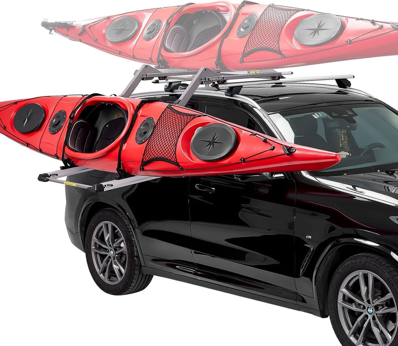 Load image into Gallery viewer, Tooenjoy Lift Assist Kayak Rack, 100 LBS Capacity Kayak &amp; Canoe Car Racks

