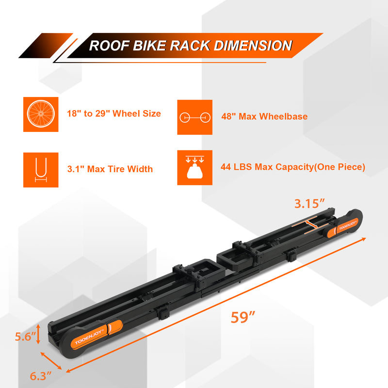 Load image into Gallery viewer, Roof Mount Bike Rack
