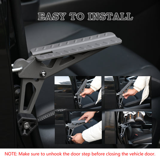 Car Step Foldable Car Door Step - Universal Fit Car Step Stand