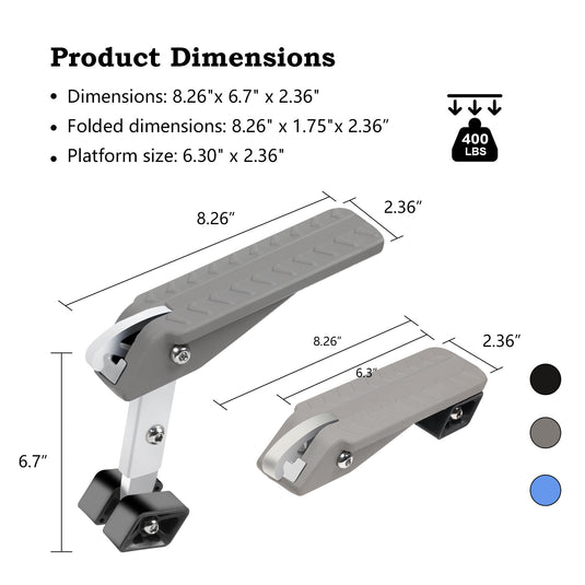 5 Gears Car Door Step Stand Pedal -  Evolution Pro Series