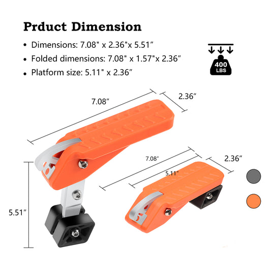 5 Gear Car Door Step Stand Pedal -  Evolution Series