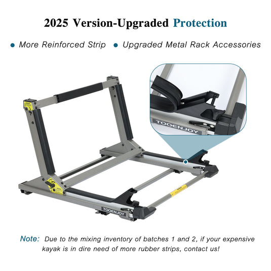 Tooenjoy Lift Assist Kayak Rack, 100 LBS Capacity Kayak & Canoe Car Racks