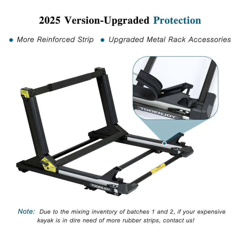 Load image into Gallery viewer, Tooenjoy Lift Assist Kayak Rack, 100 LBS Capacity Kayak &amp; Canoe Car Racks
