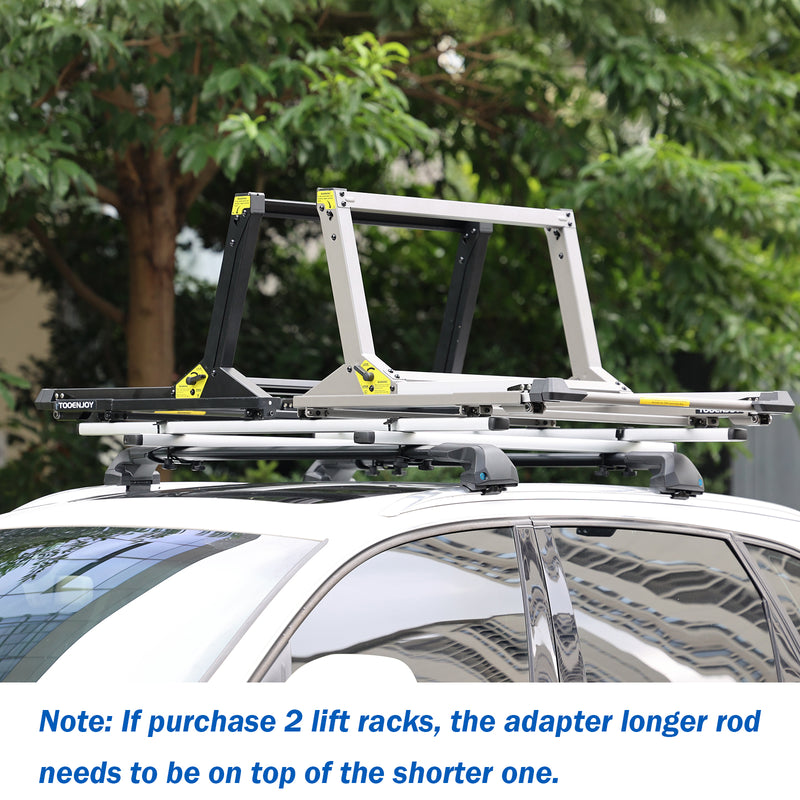 Load image into Gallery viewer, TOOENJOY Compatibility Adapter Rack Kit for Lift Roof Rack Use, Suitable for Non-extending or Fixed Crossbar, Hold 198LBS
