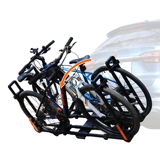 TooenjoyFolding Hitch Bike Rack Platform，2-Bike CapacityFolding Hitch Bike Rack Platform，2-Bike Capacity