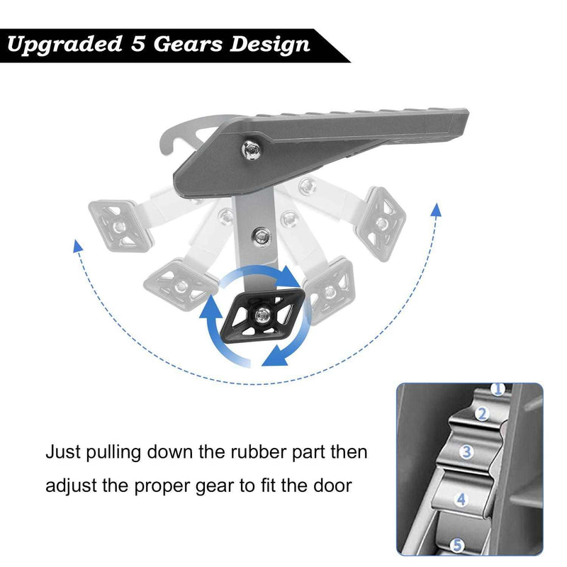 Load image into Gallery viewer, 5 Gear Car Door Step Stand Pedal - Access to Vehicle&#39;s Top Roof  Foot Pedal for Most SUV Truck, Max Load 400 lbs.
