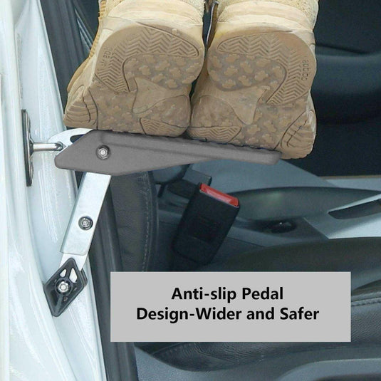 Universal Foldaway Side Step Pedal – Non-Slip Steel Latch For SUV & Truck (Pair)