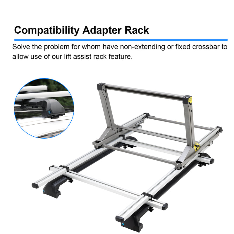 Load image into Gallery viewer, TOOENJOY Compatibility Adapter Rack Kit for Lift Roof Rack Use, Suitable for Non-extending or Fixed Crossbar, Hold 198LBS
