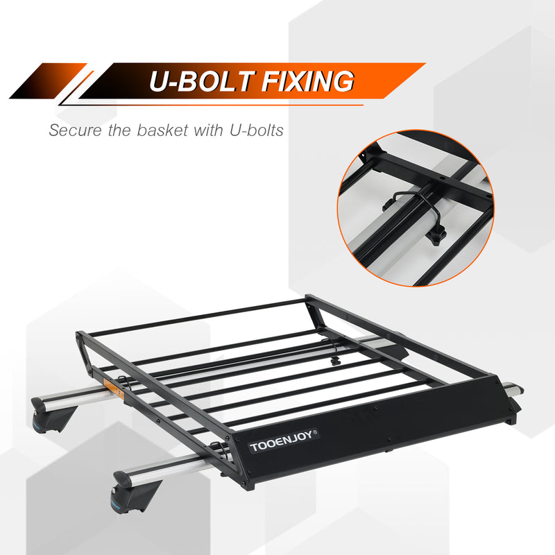 Load image into Gallery viewer, Roof Cargo Carrier Basket, Car Top Luggage Holder for Car, SUV and Pickup.
