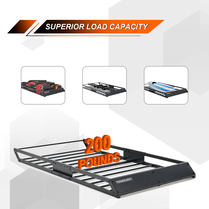 Load image into Gallery viewer, Roof Cargo Carrier Basket, Car Top Luggage Holder for Car, SUV and Pickup.
