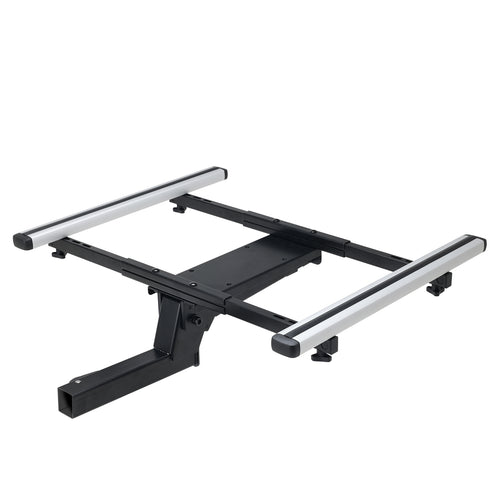 Multifunctional Hitch Rack Platform, Folding Hitch Cargo Rack, Suitable for Bike Racks, Cargo Baskets and Boxes, 200 LBS Capacity.