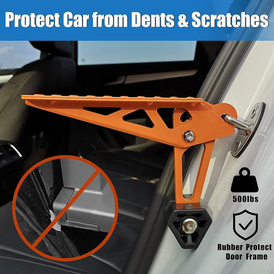 Extended Car Door Step Foldable Car Roof Rack Step Universal Latch